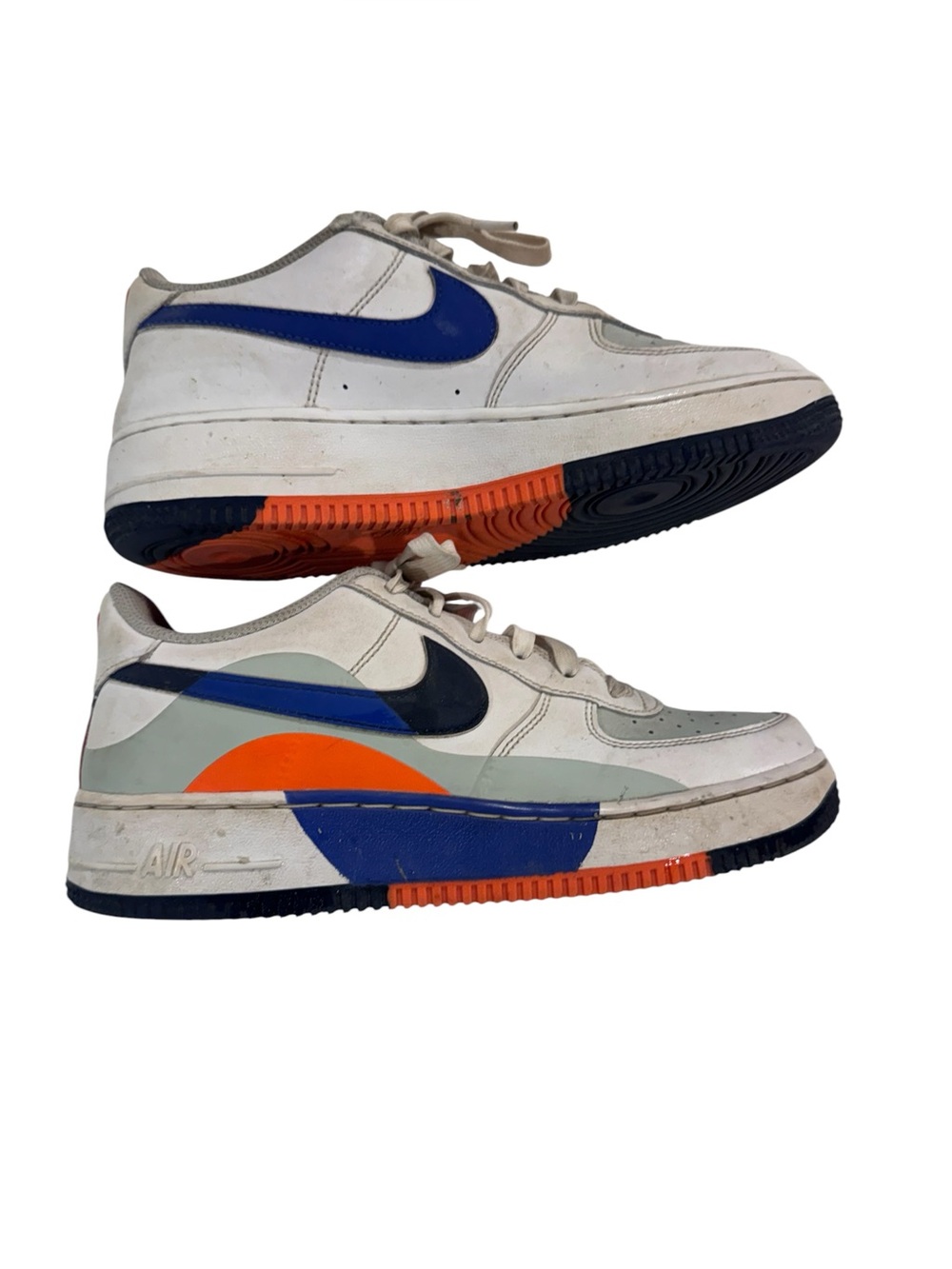 Nike Air Force 1 Low GS Youth 6Y Colorblock Sneakers